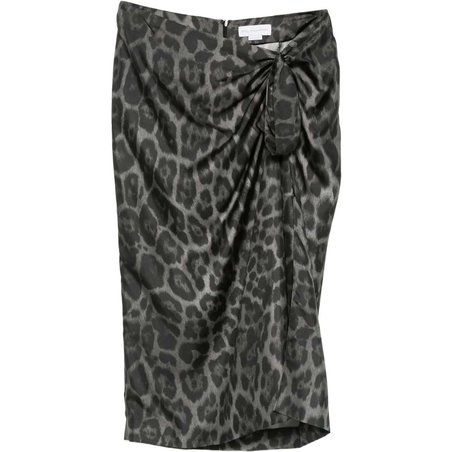 SILK MIDI SKIRT