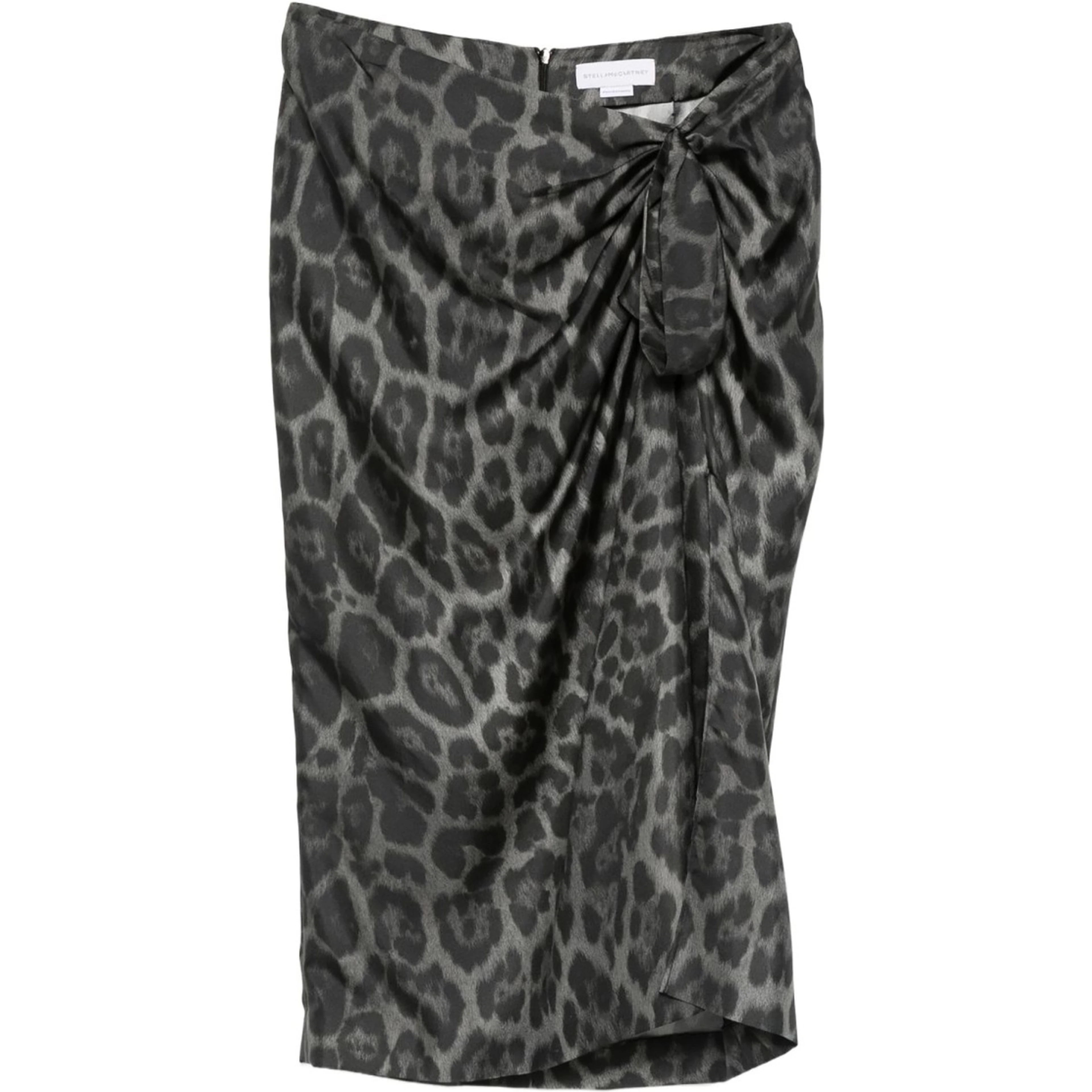 SILK MIDI SKIRT