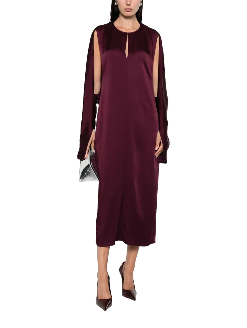 MIDI DRESS WITH CUT-OUT DETAIL