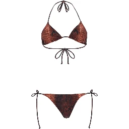 بيكيني بنقشة جلد الثعبان