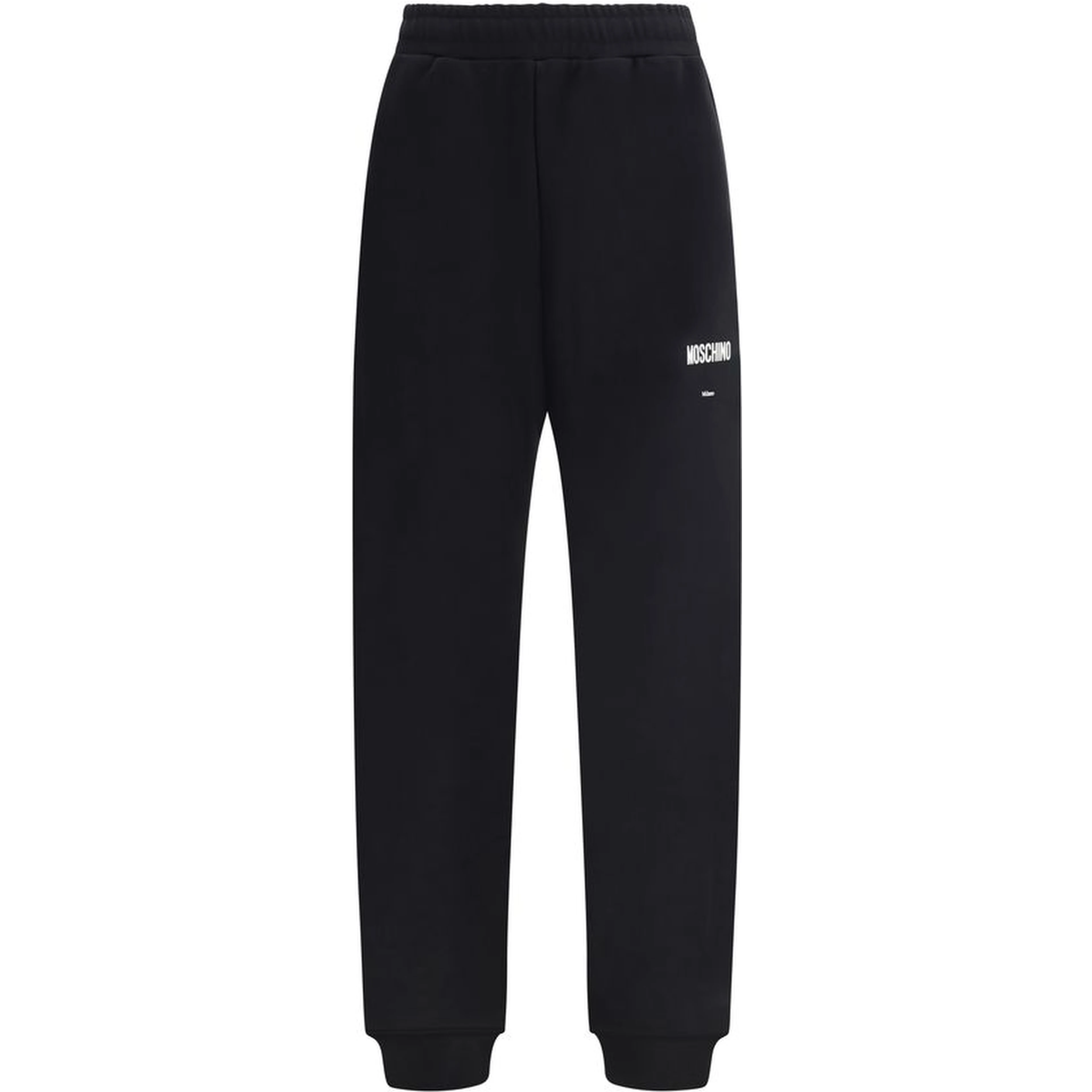 Black Cotton Casual Pants