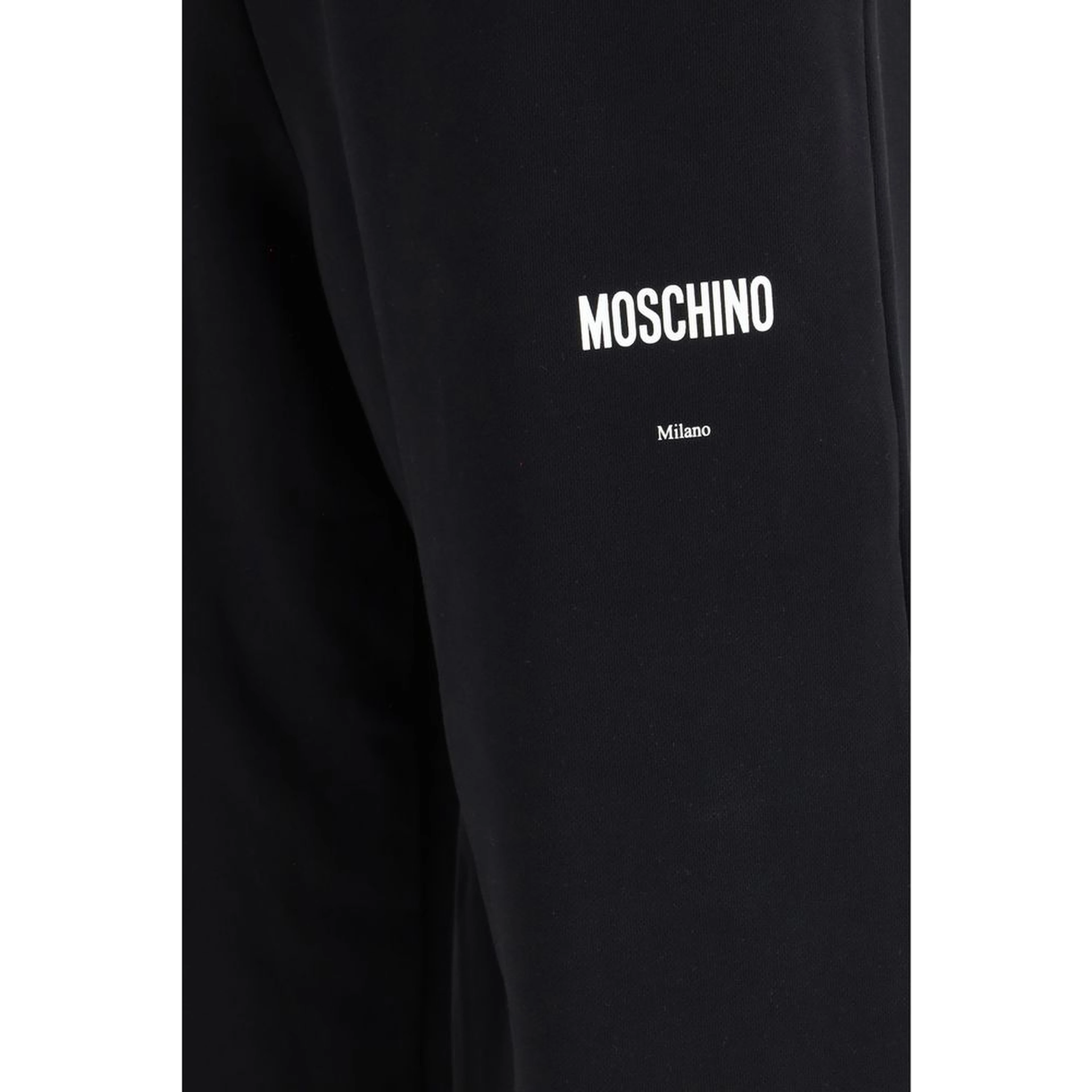Black Cotton Casual Pants