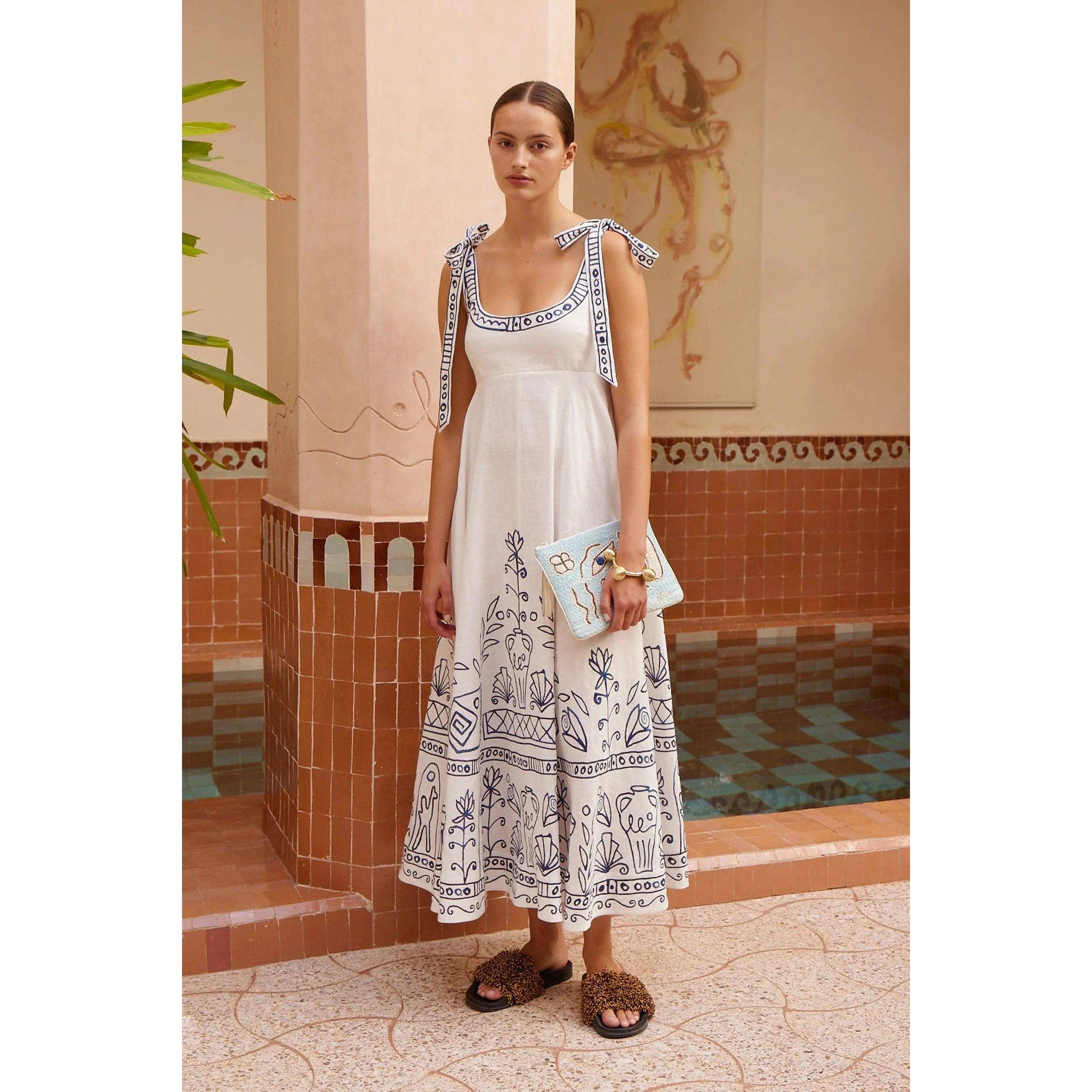 ALEMAIS Dresses White