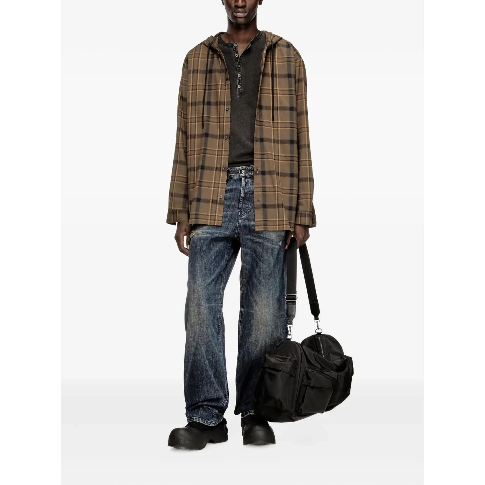 Diesel Shirts Brown