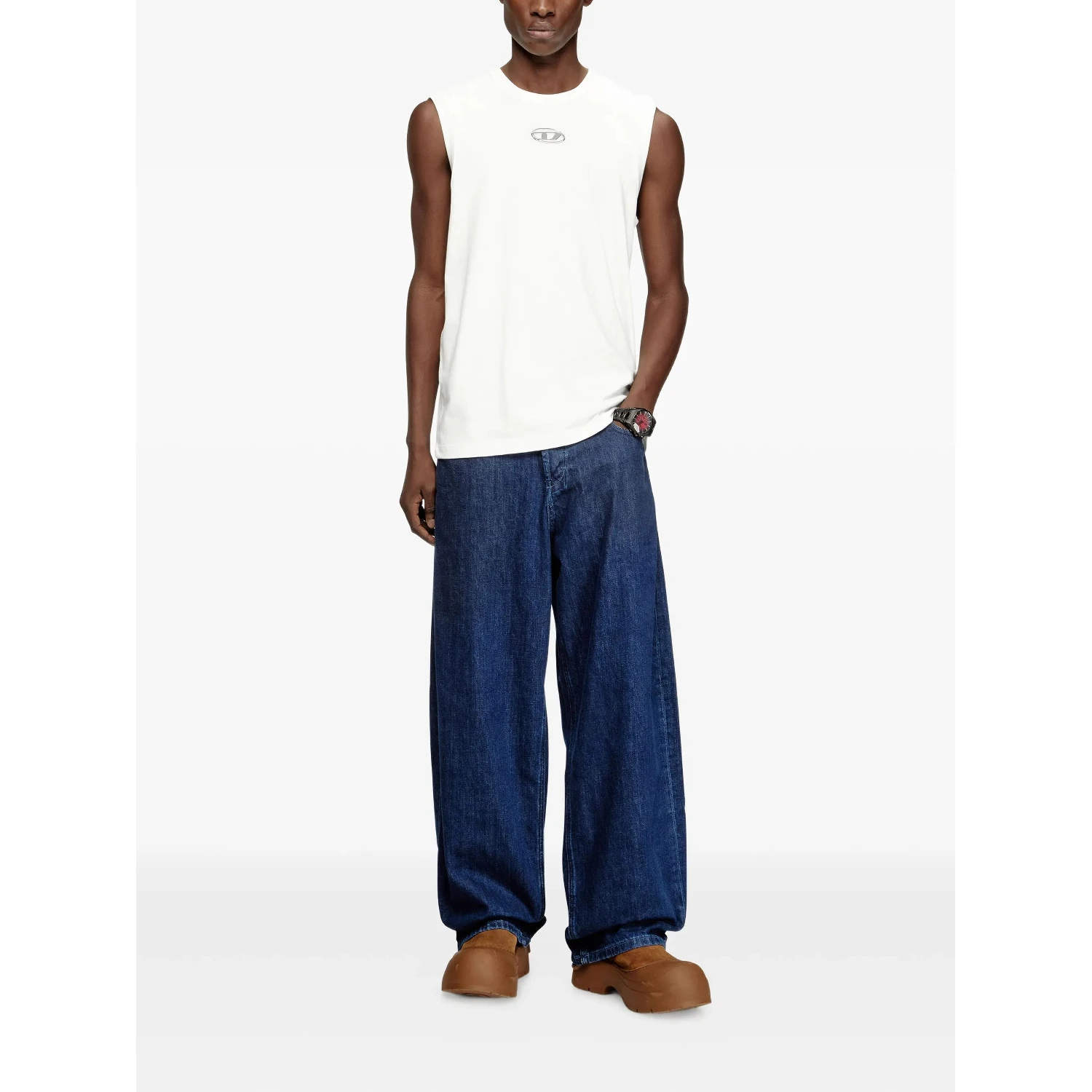 Diesel T-shirts and Polos White