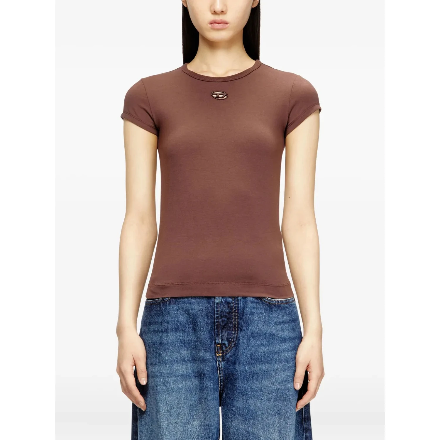 Diesel T-shirts and Polos Brown