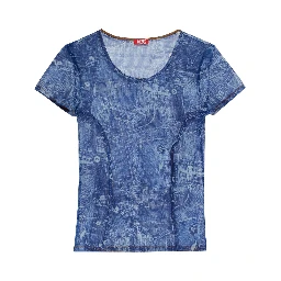 Diesel T-shirts and Polos Blue