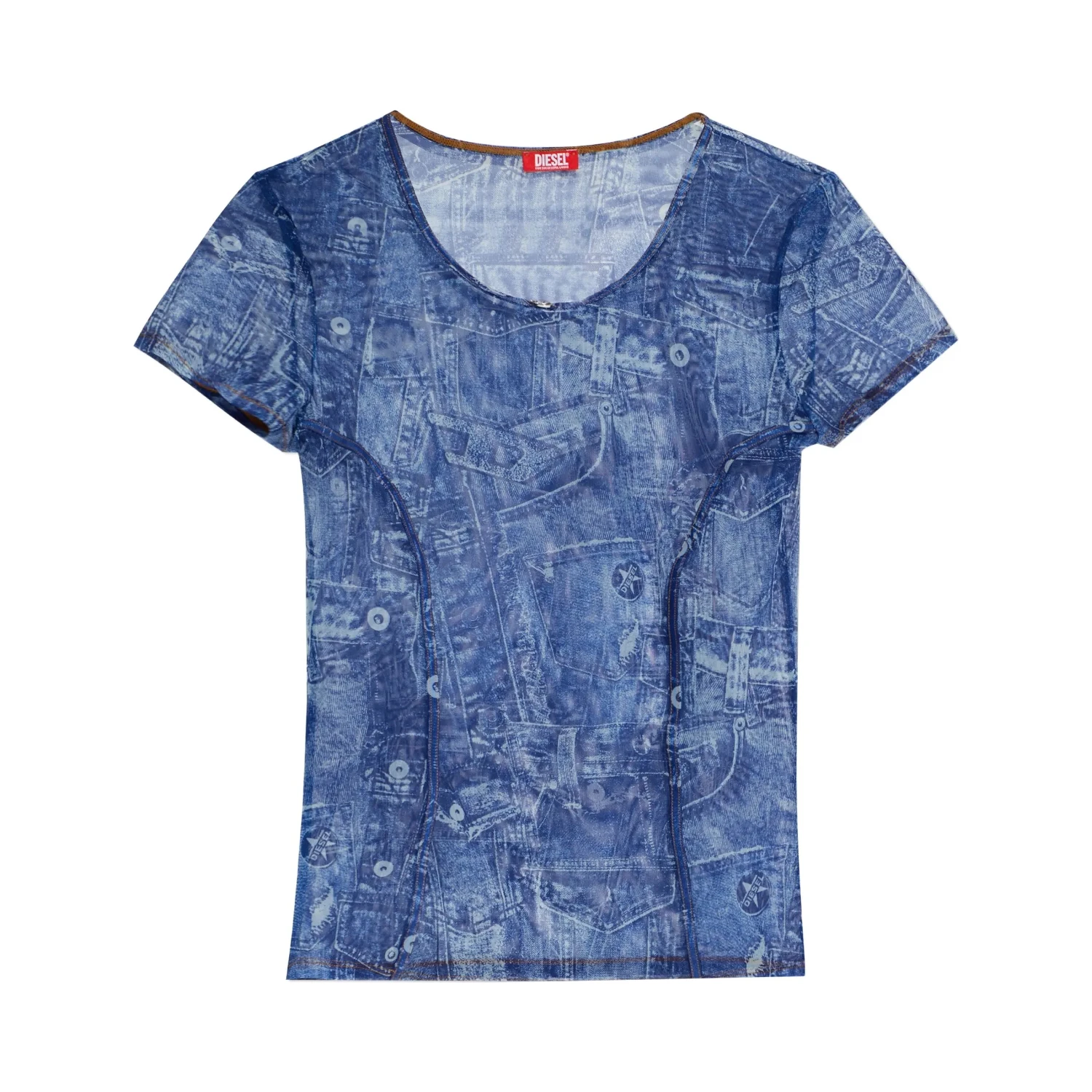 Diesel T-shirts and Polos Blue