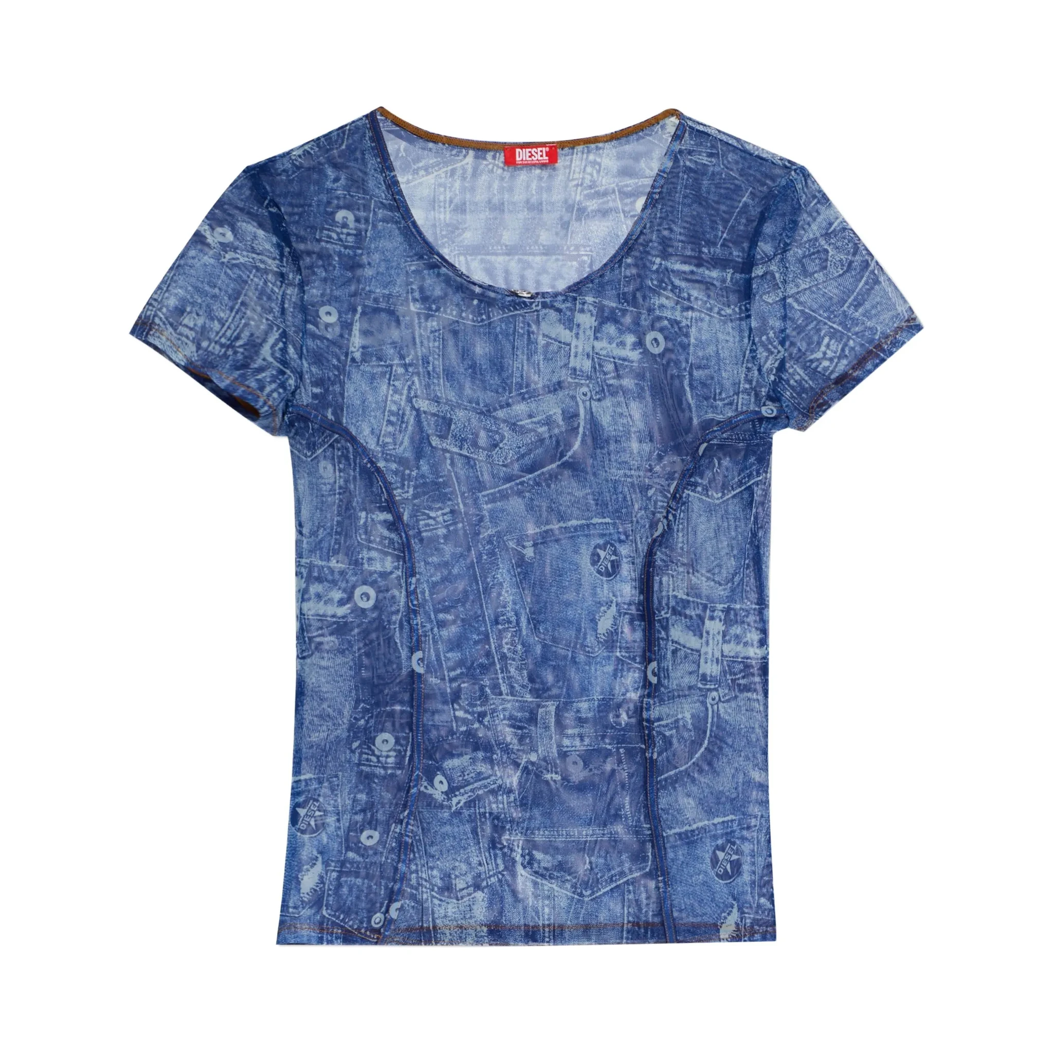 Diesel T-shirts and Polos Blue