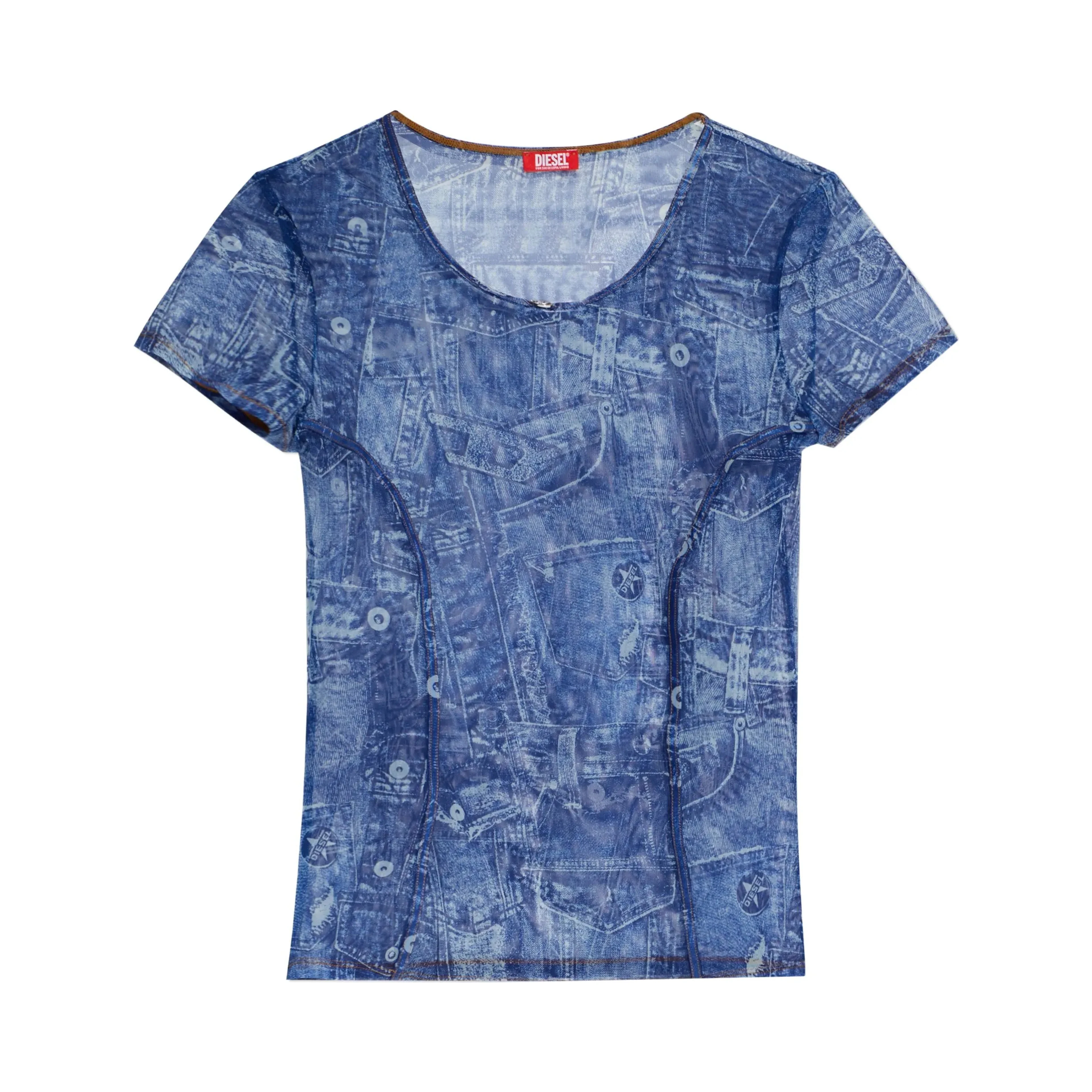 Diesel T-shirts and Polos Blue