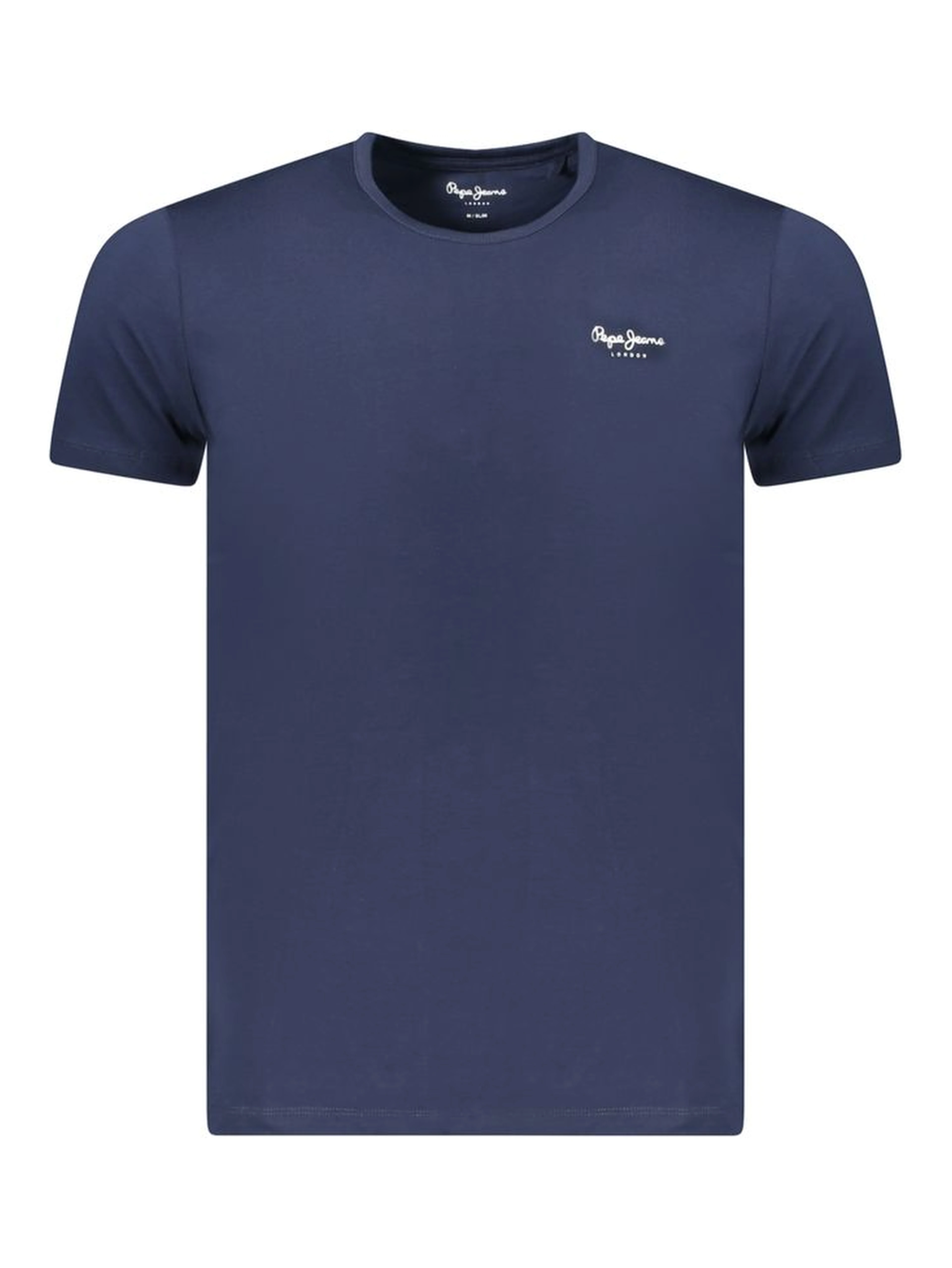 Blu Cotton Men T-Shirt