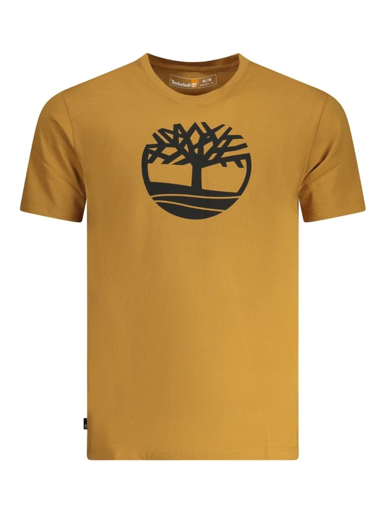 Marrone Cotton Men T-Shirt