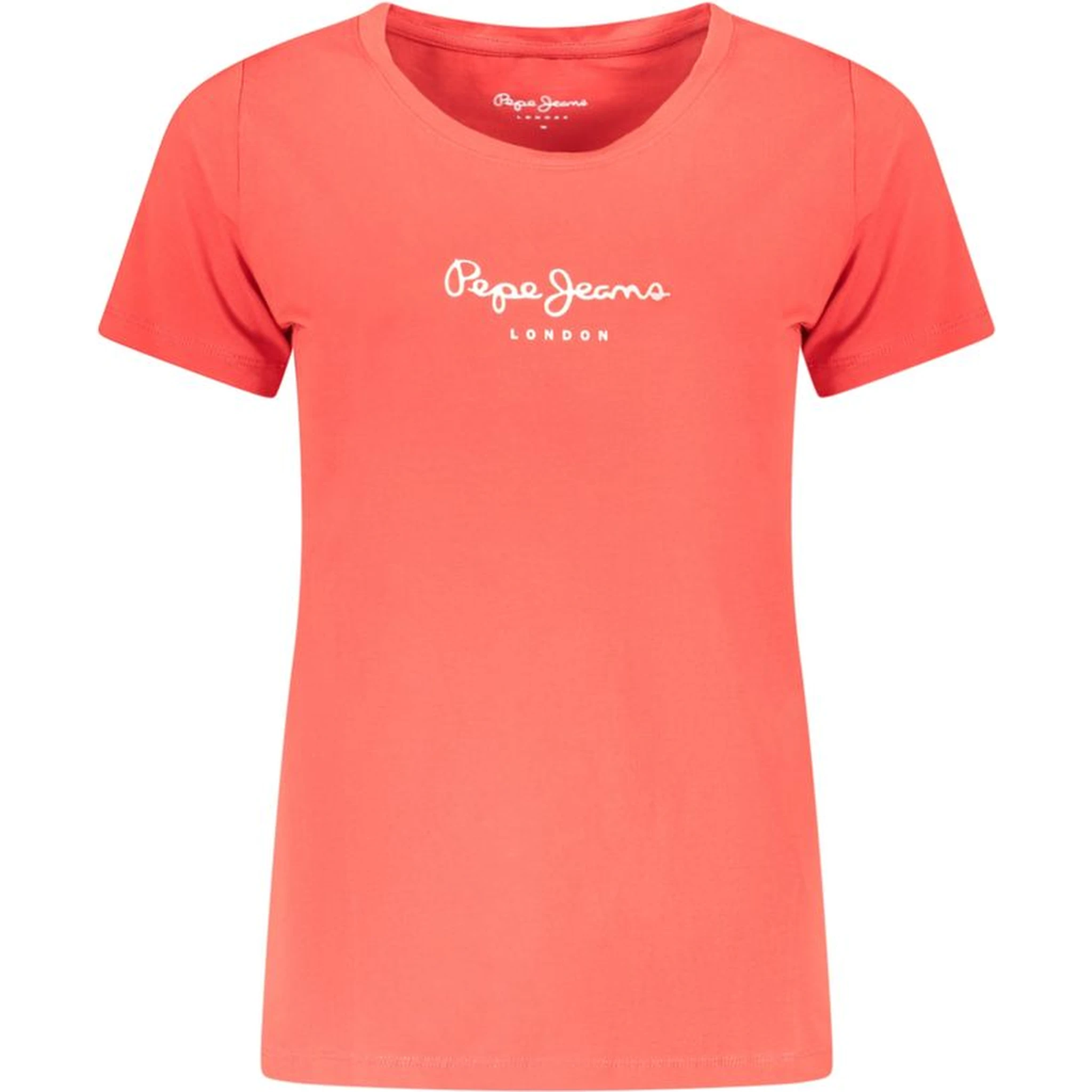 Red Cotton Women T-Shirt