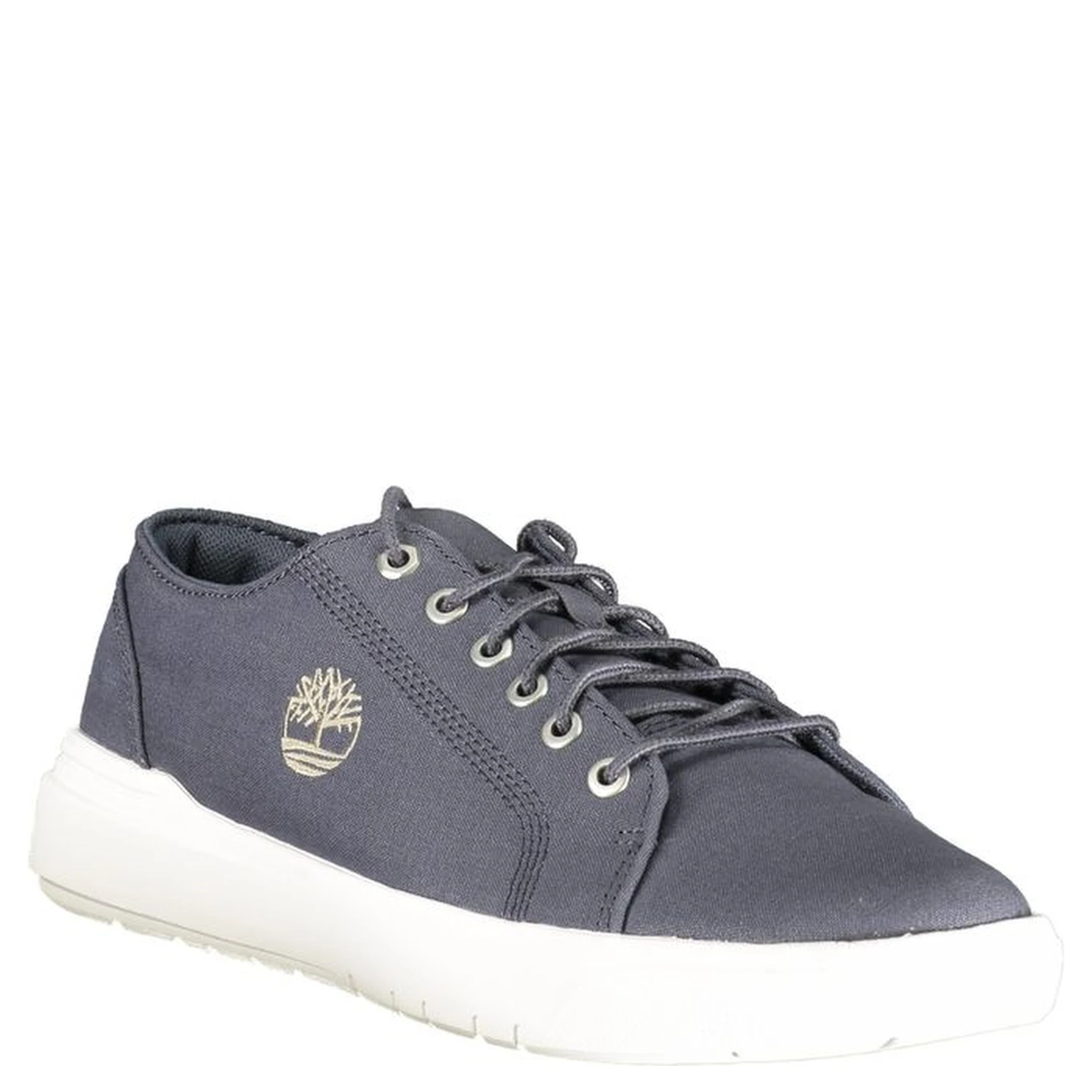 Blue Polyester Men Sneaker