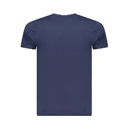 Blu Cotton Men T-Shirt