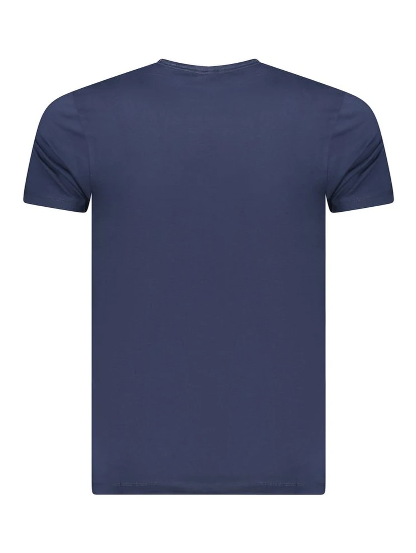 Blu Cotton Men T-Shirt