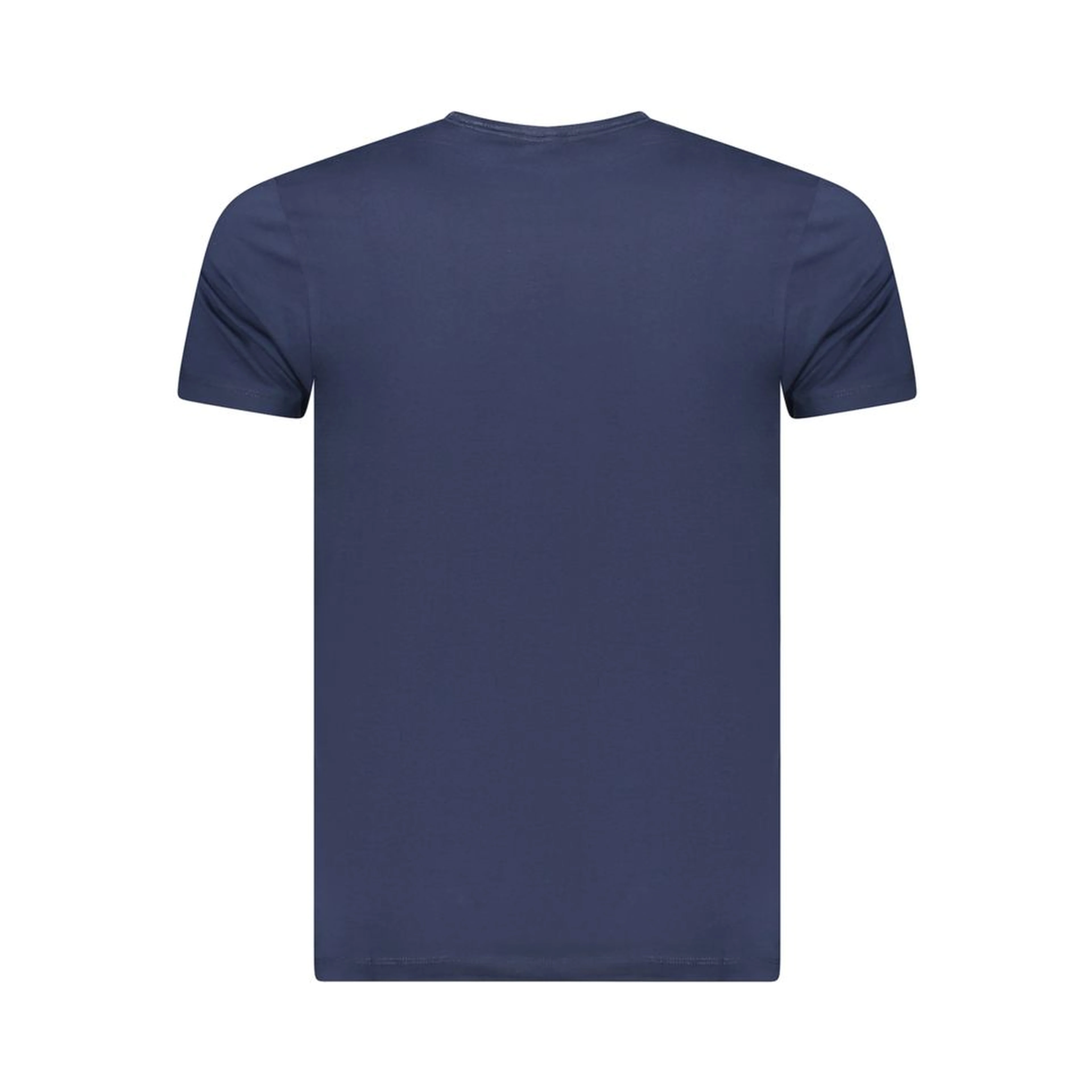 Blu Cotton Men T-Shirt
