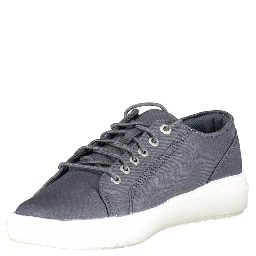 Blue Polyester Men Sneaker