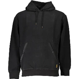 Black Cotton Mens Sweatshirt