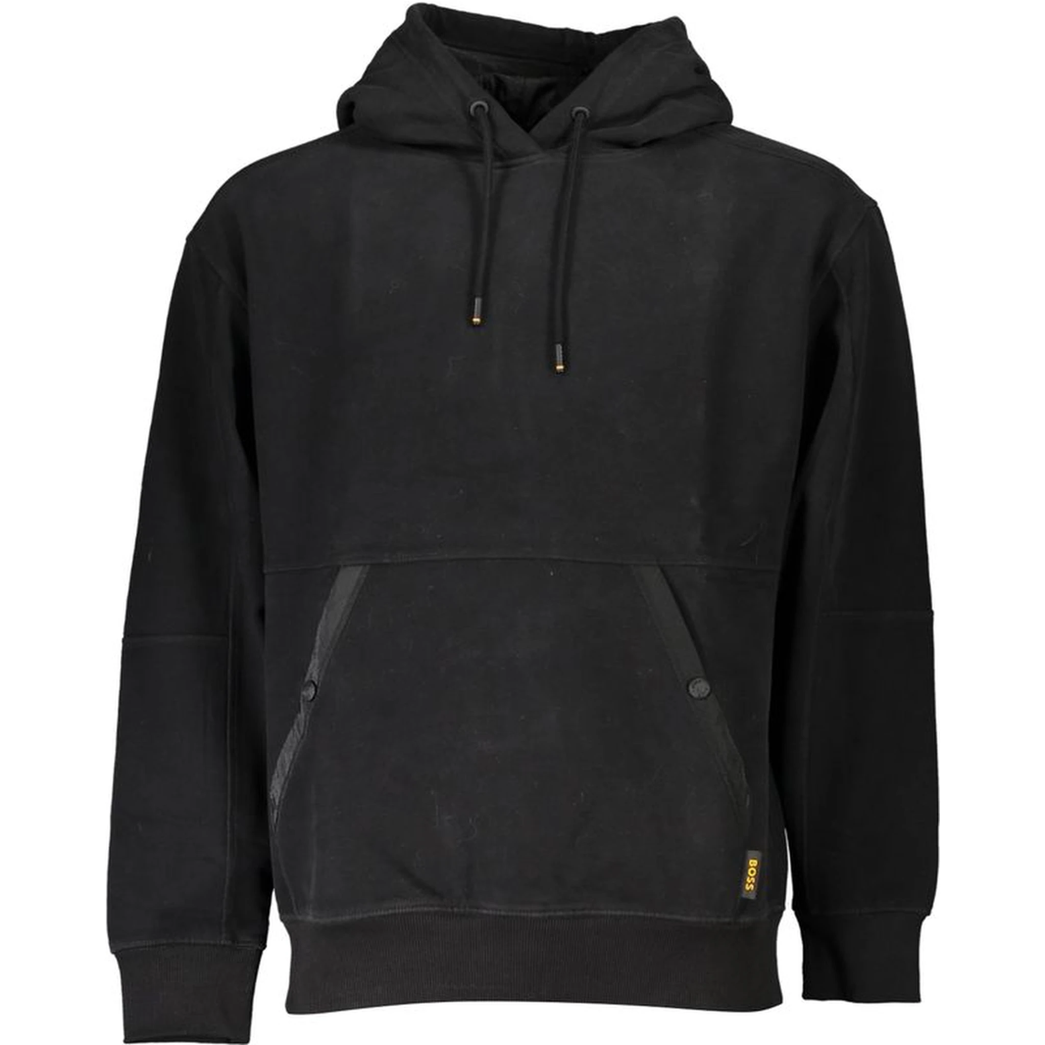 Black Cotton Mens Sweatshirt