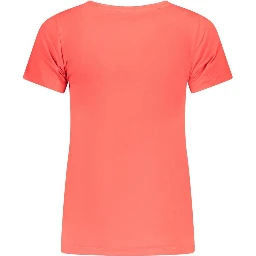 Red Cotton Women T-Shirt