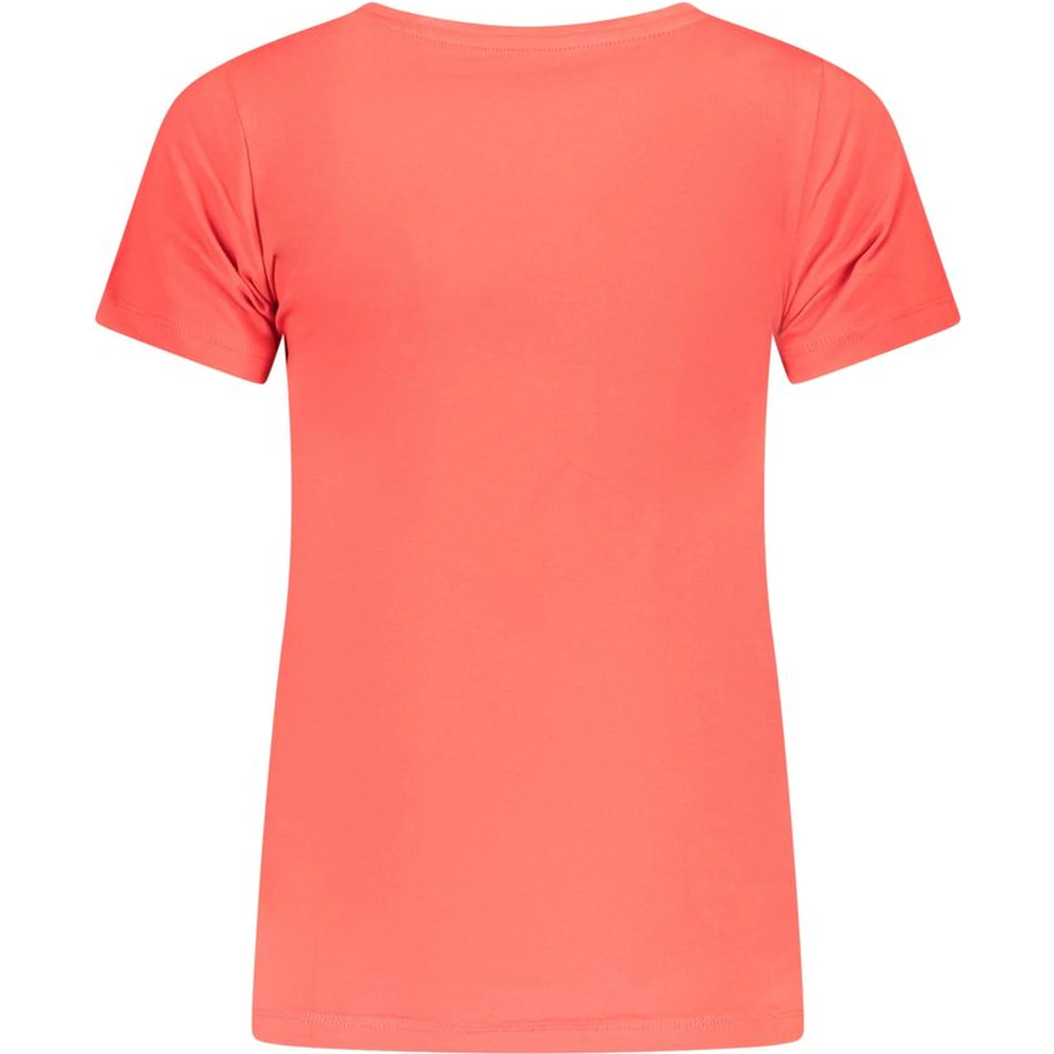 Red Cotton Women T-Shirt