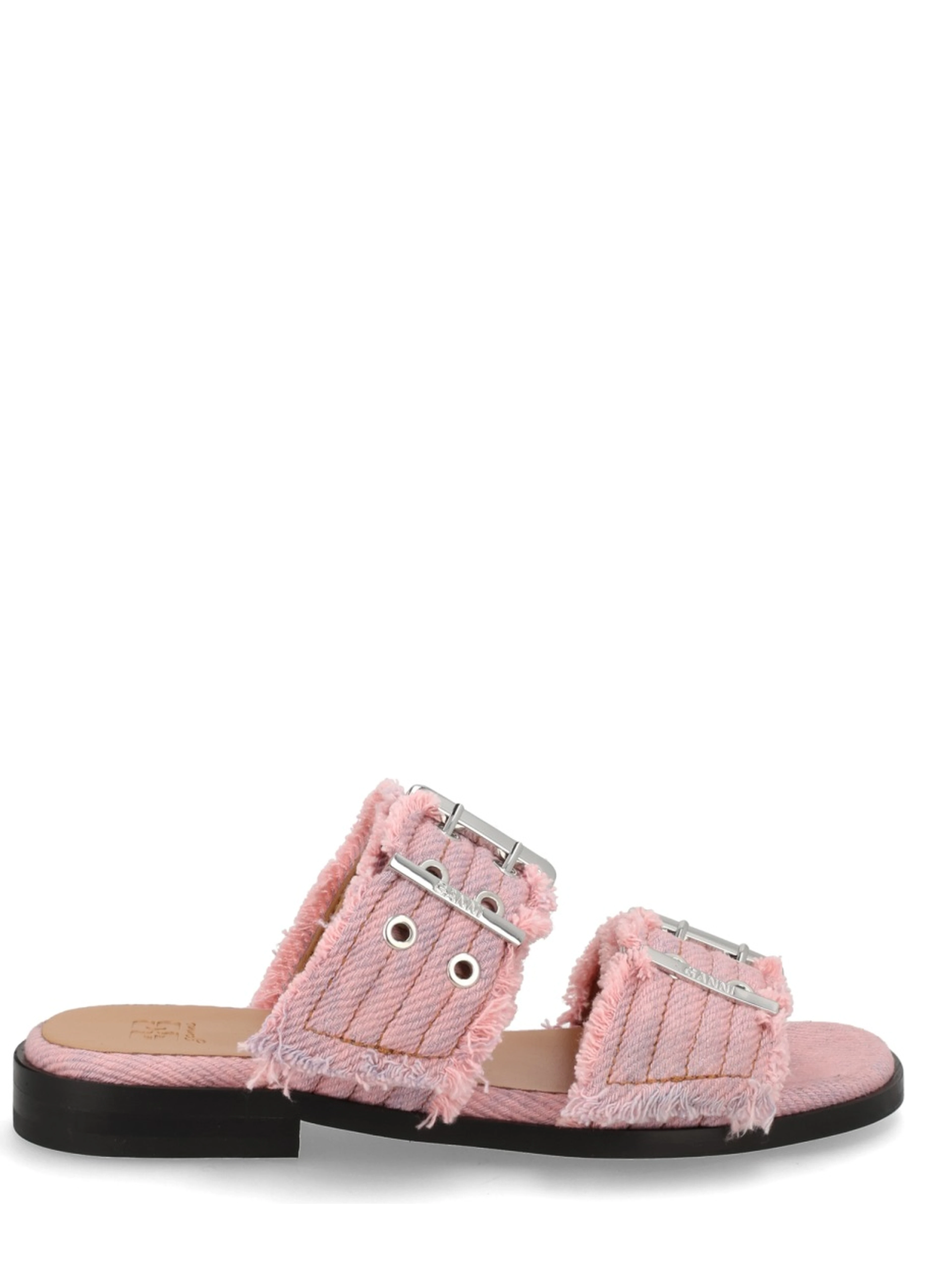 DENIM SANDAL WITH BANGS