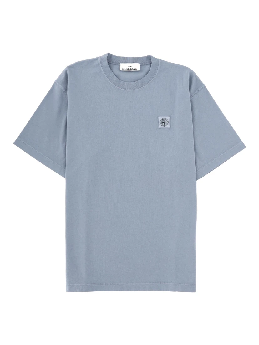 T-SHIRT WITH LOGO PATCH