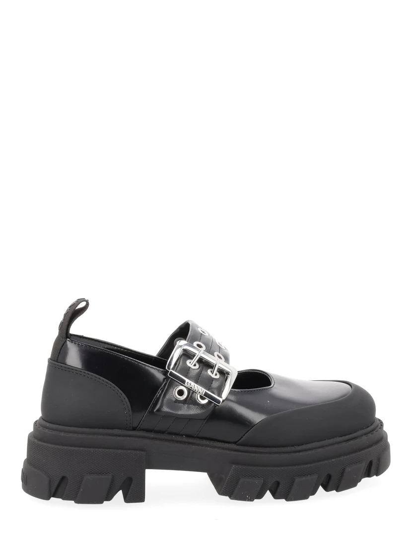 BALLERINA WITH LOGO BUCKLE