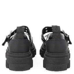 BALLERINA WITH LOGO BUCKLE