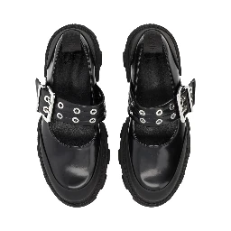 BALLERINA WITH LOGO BUCKLE