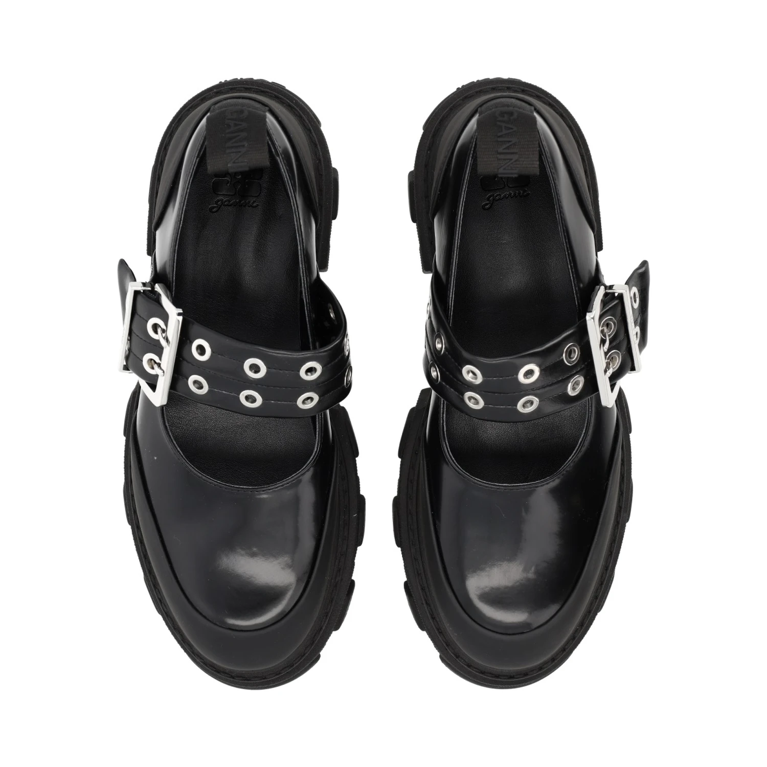 BALLERINA WITH LOGO BUCKLE
