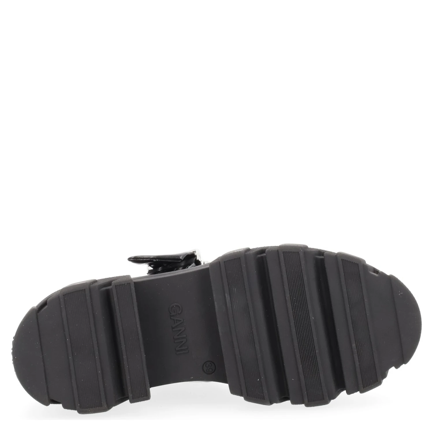 BALLERINA WITH LOGO BUCKLE