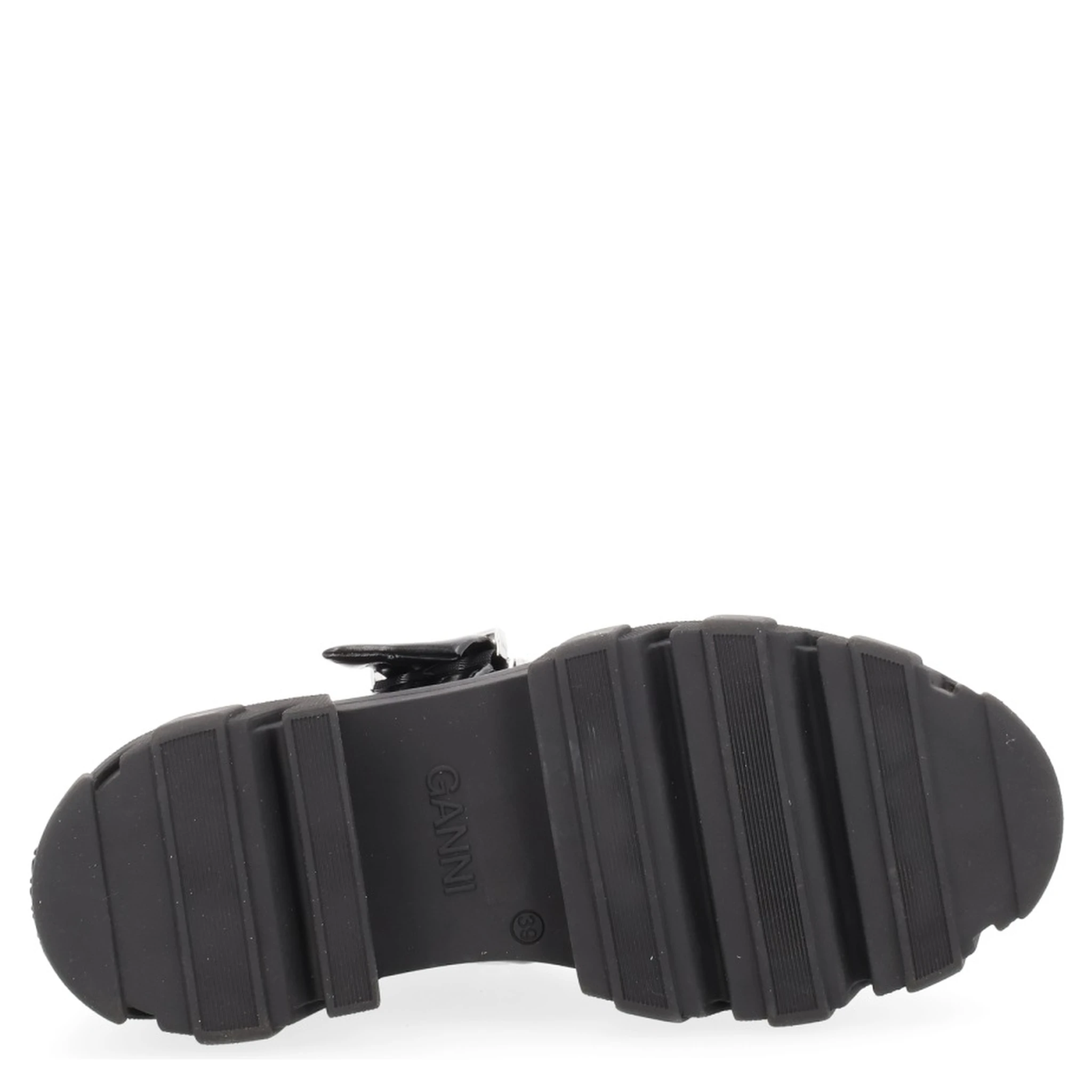 BALLERINA WITH LOGO BUCKLE