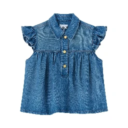 SLEEVELESS TOP WITH COLLAR