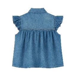 SLEEVELESS TOP WITH COLLAR