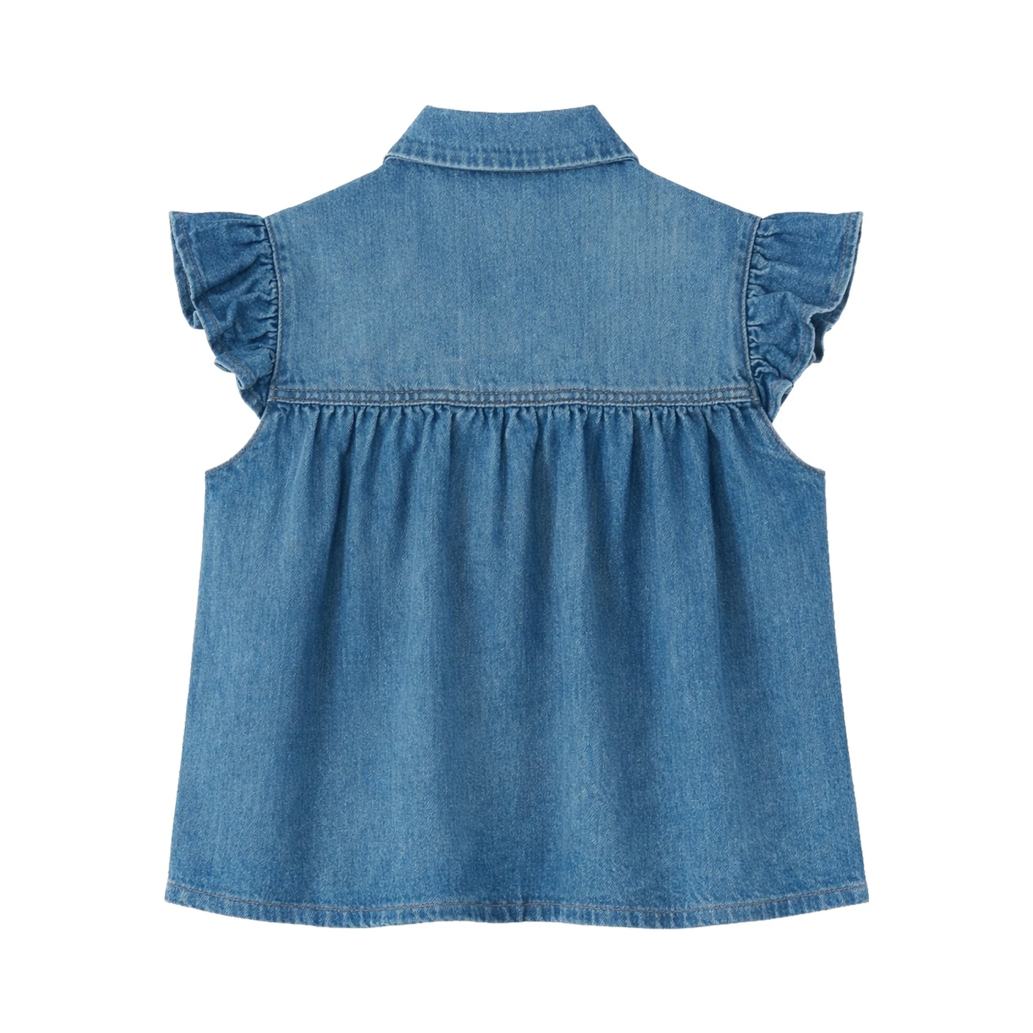 SLEEVELESS TOP WITH COLLAR