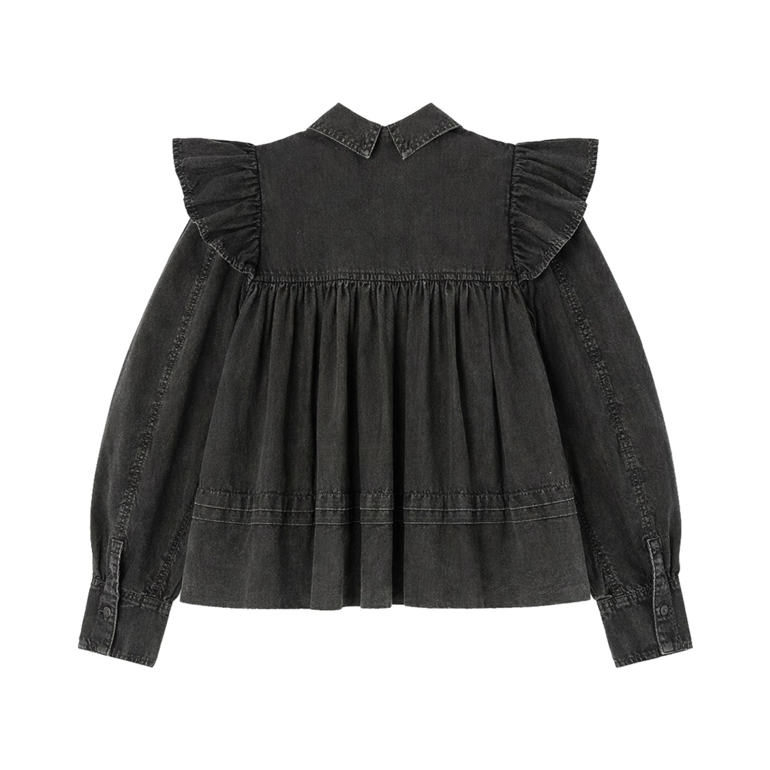 BLOUSE WITH COLLAR