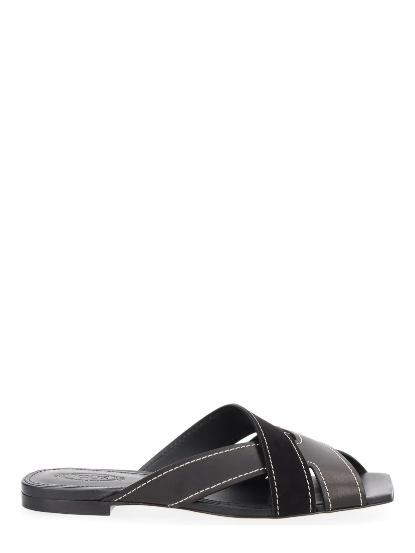 CROSS-STRAP SANDAL