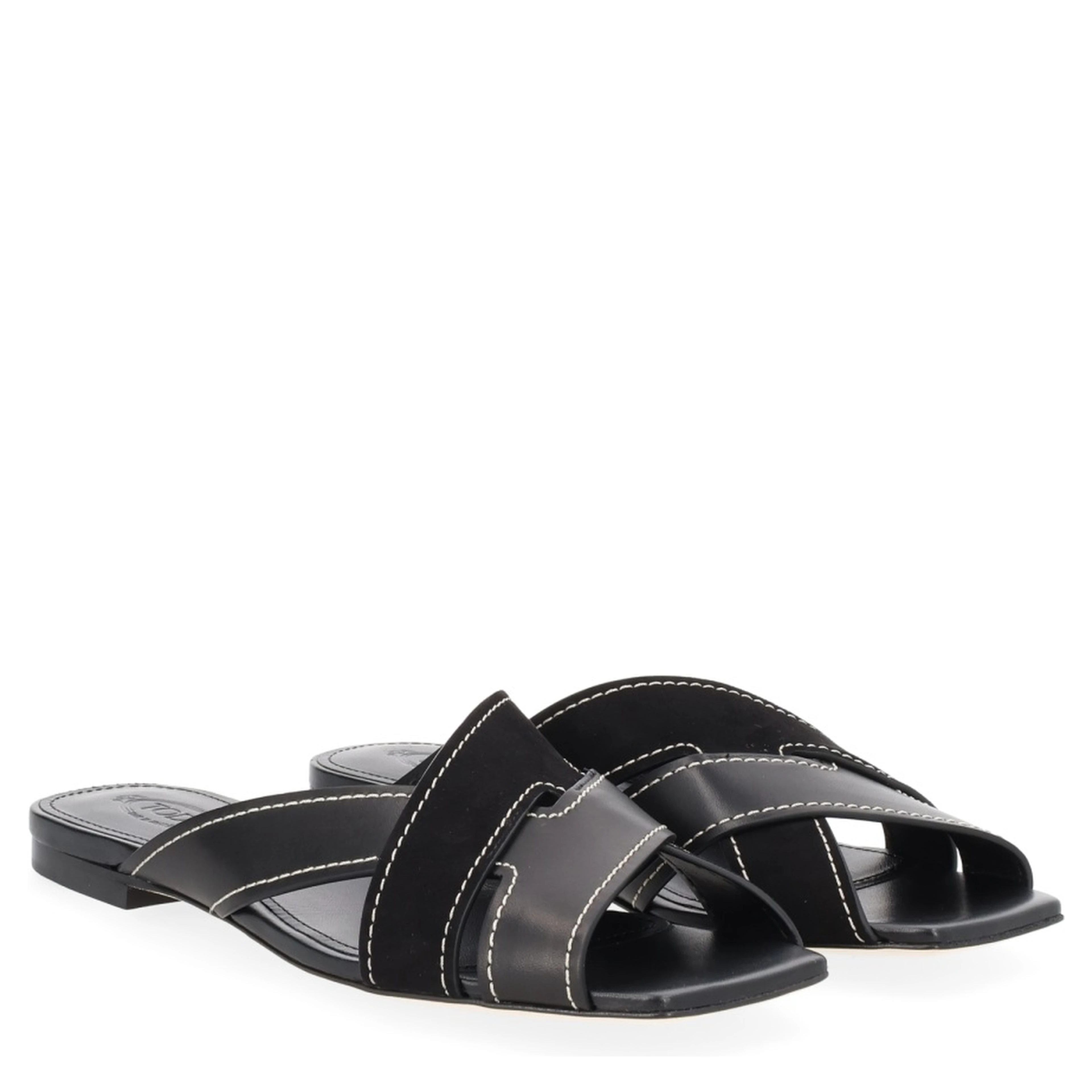 CROSS-STRAP SANDAL