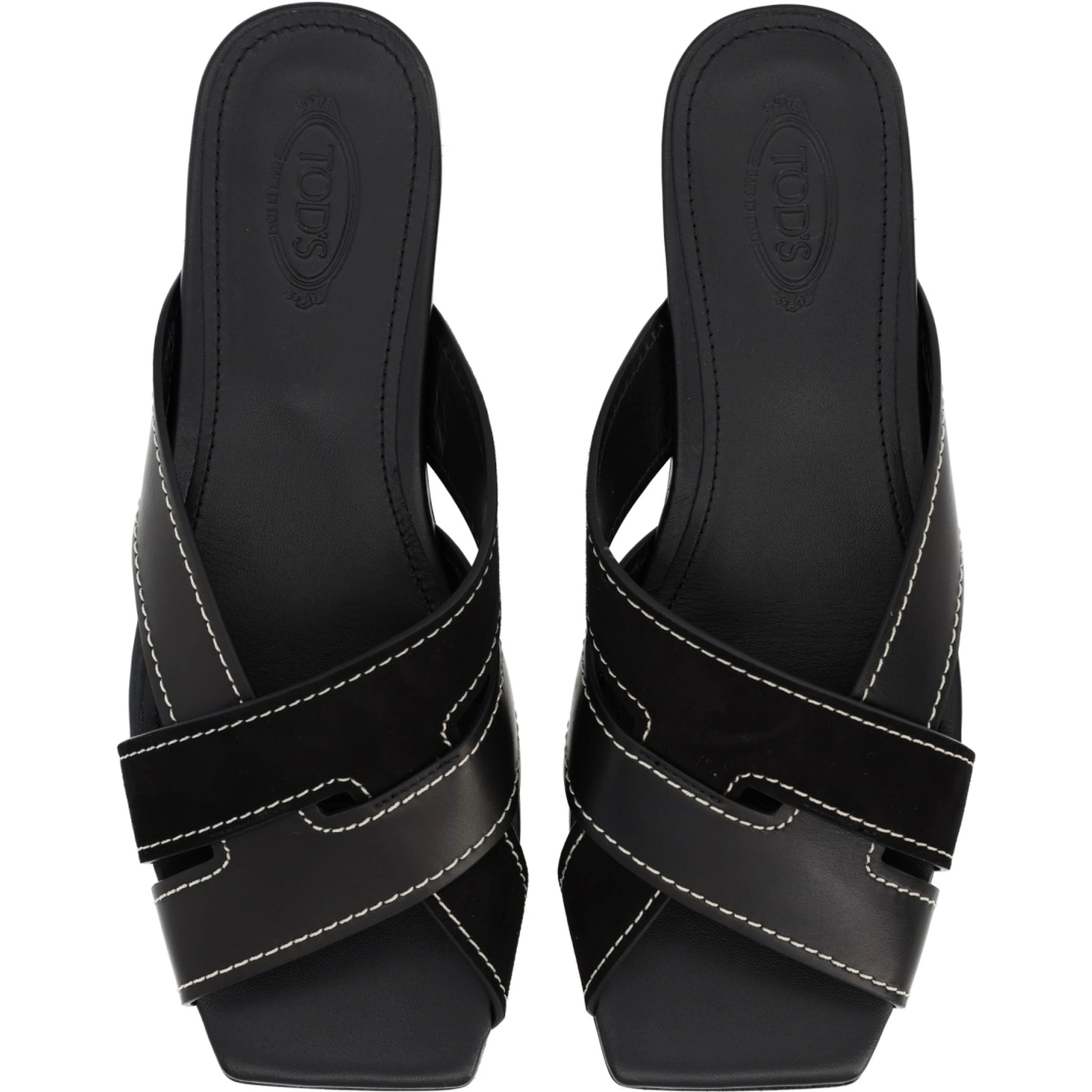 CROSS-STRAP SANDAL