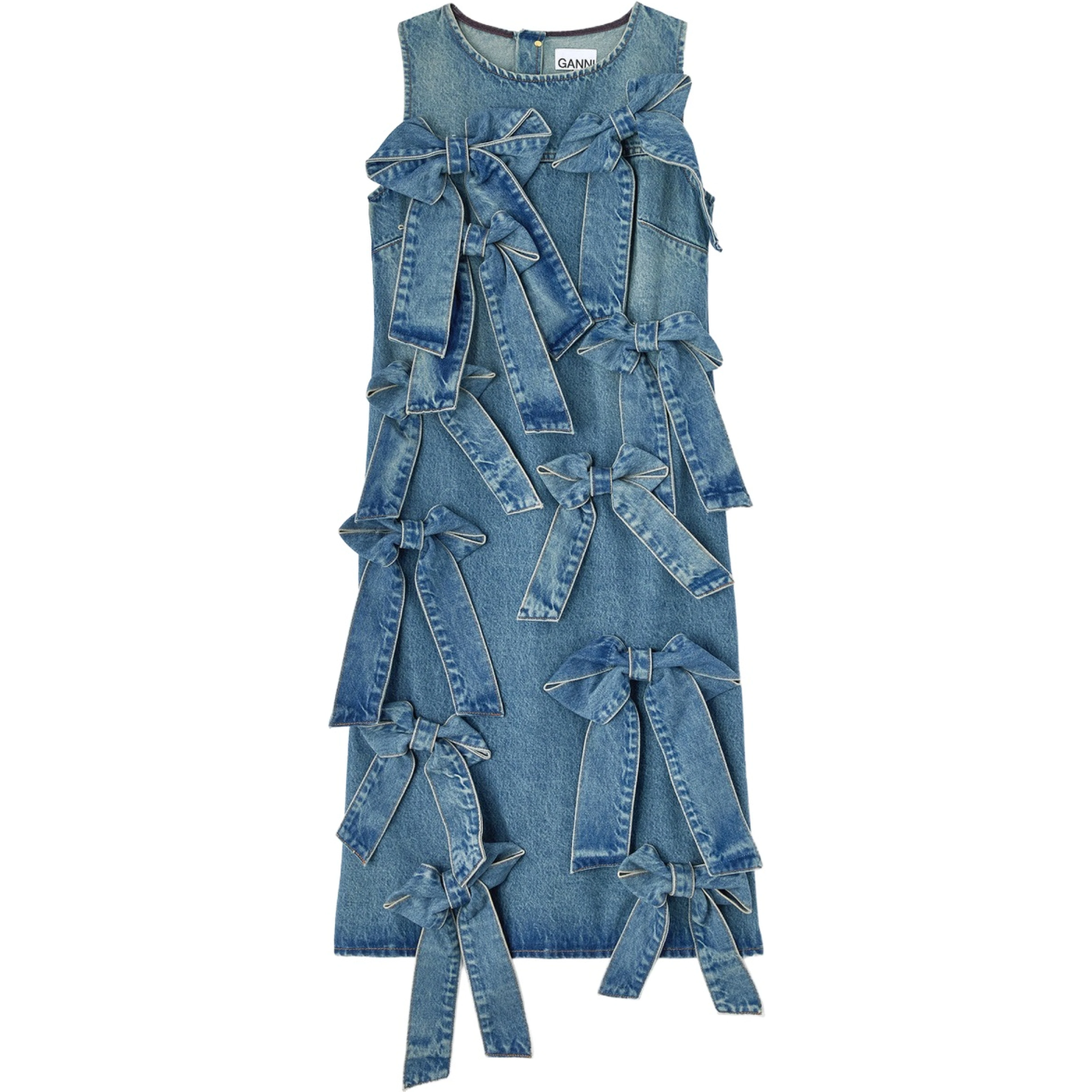 COTTON DENIM DRESS