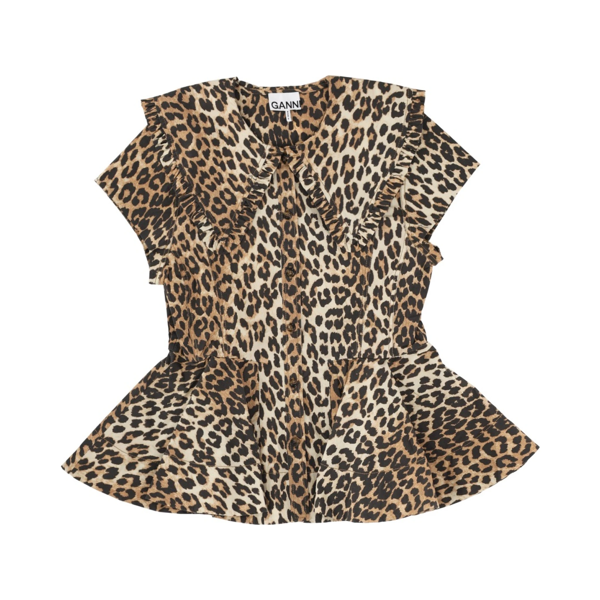 SLEEVELESS SHIRT WITH PRINT