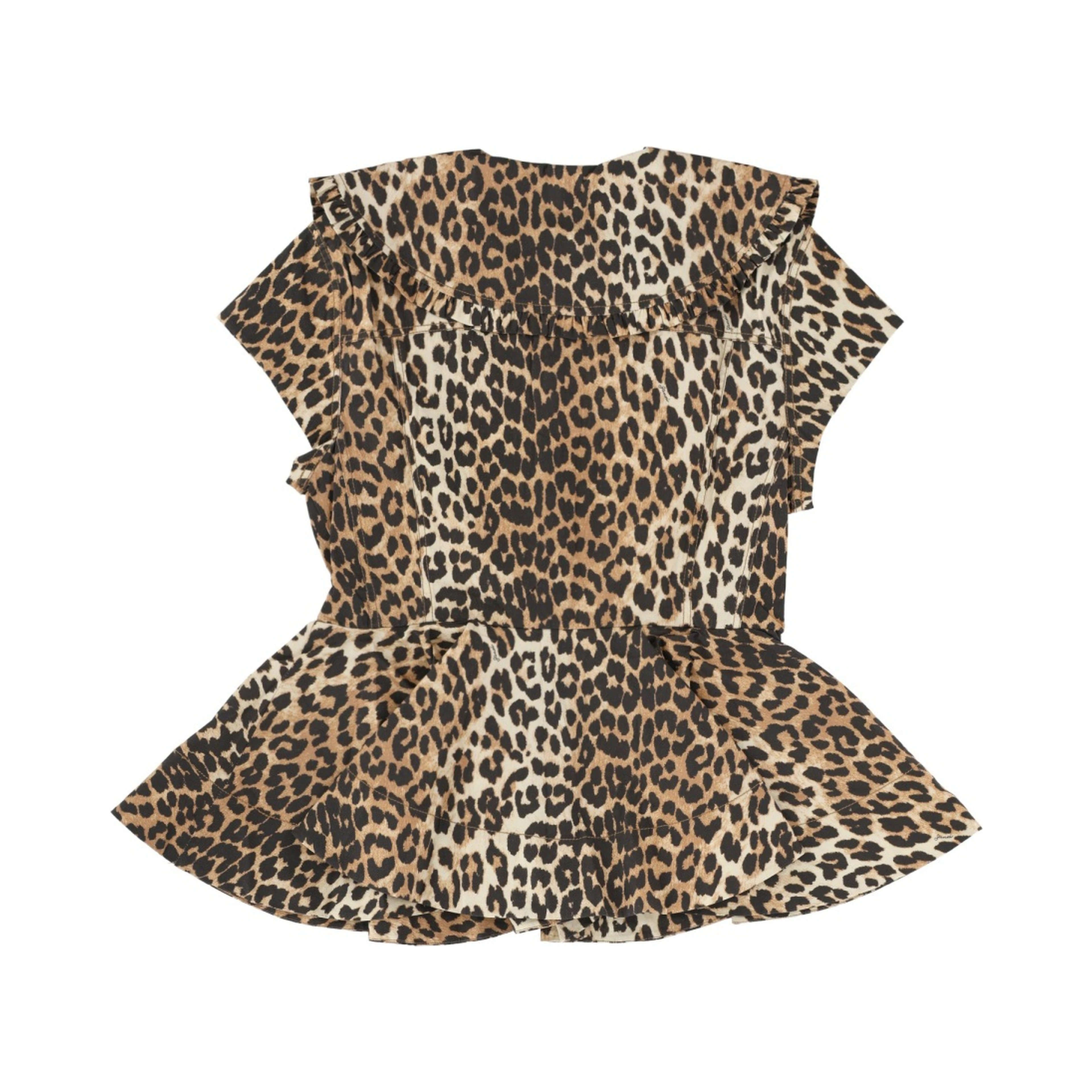 SLEEVELESS SHIRT WITH PRINT