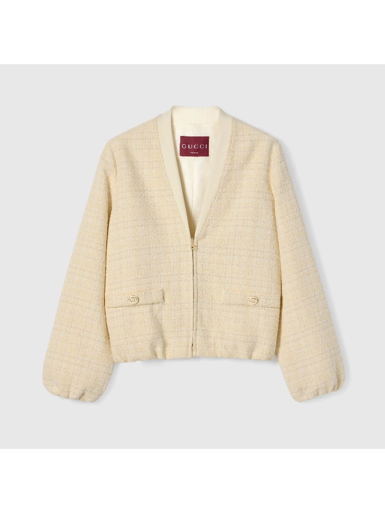 Cotton tweed jacket