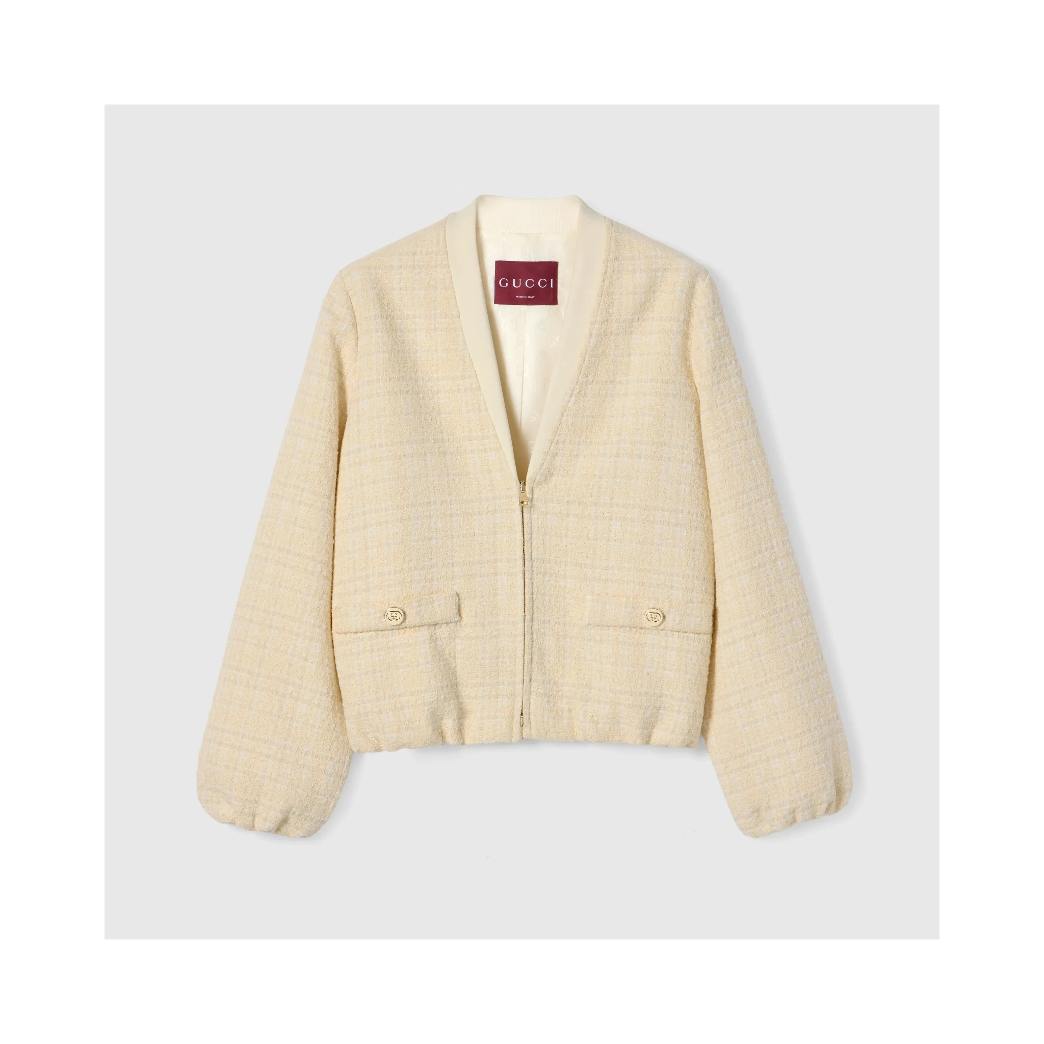 Cotton tweed jacket
