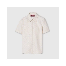 Cotton gabardine t-shirt