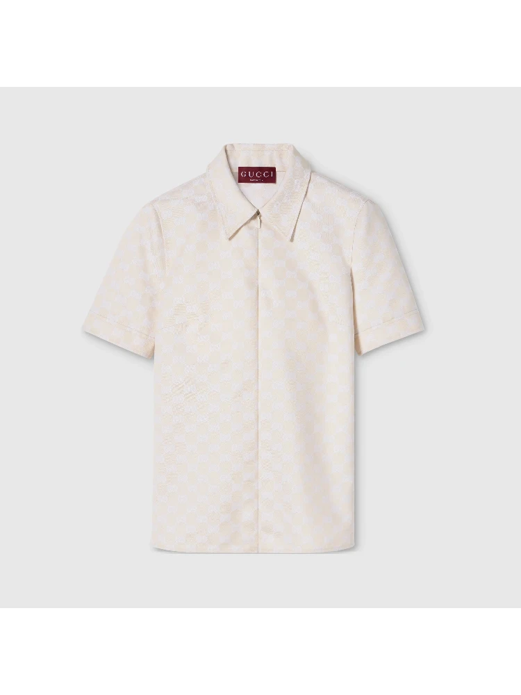 Cotton gabardine t-shirt