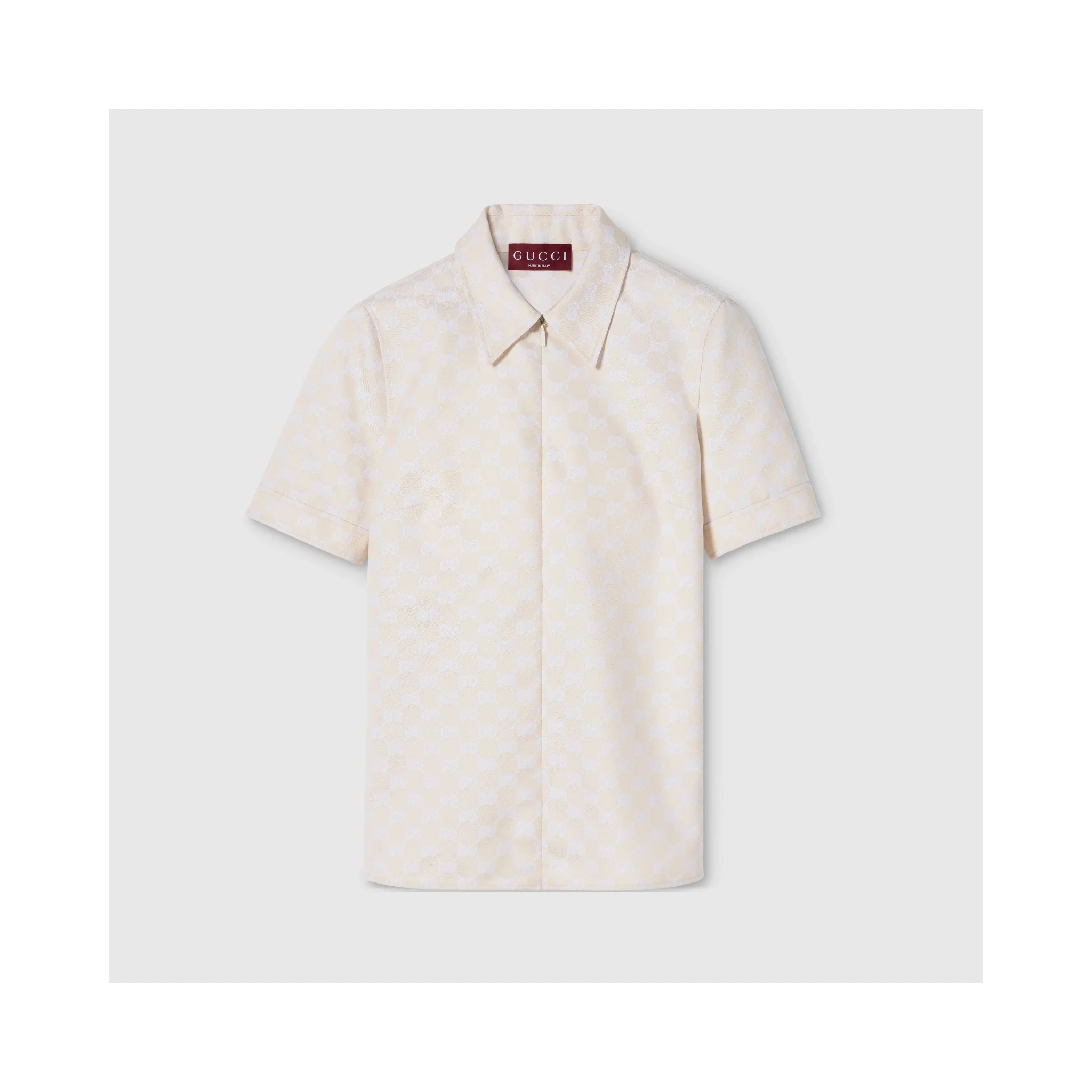 Cotton gabardine t-shirt