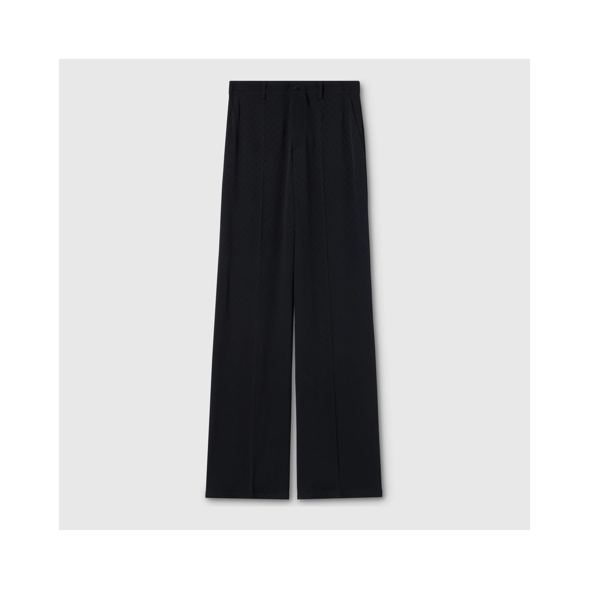 Silk blend wide pants